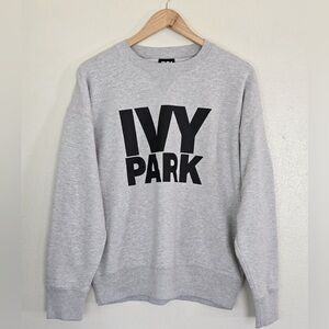 “IVY PARK” GRAY LOGO SWEATSHIRT SIZE S